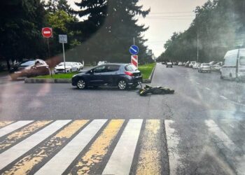 Мотоциклист пострадал в ДТП во Владикавказе