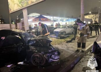 Четыре человека госпитализированы после ДТП во Владикавказе